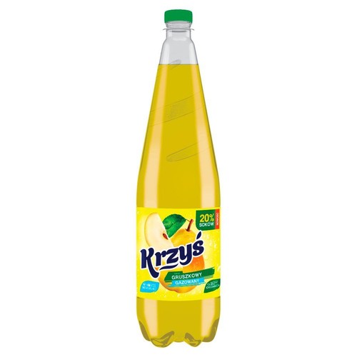 Napój gazowany o smaku gruszkowym Krzyś 1,25 l