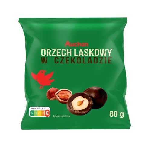 Orzech laskowy w czekoladzie Auchan 80 g