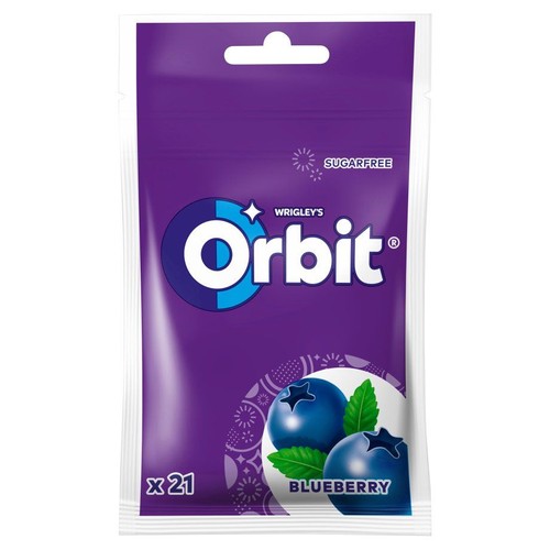 Guma do żucia o smaku jagodowym bez dodatku cukru Orbit 29 g
