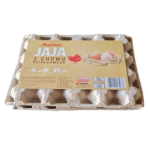 Jaja ściółkowe rozmiar M Auchan 20 sztuk