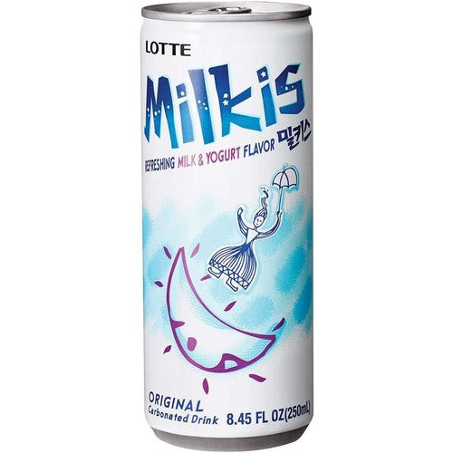 Mleczny napój gazowany - Jogurt Lotte 250 ml
