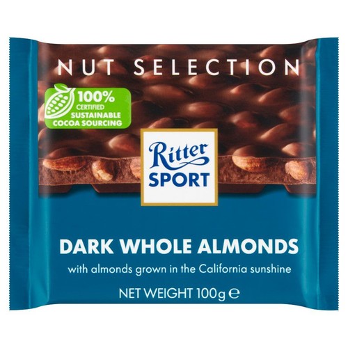 Czekolada gorzka z całymi migdałami Ritter Sport 100 g