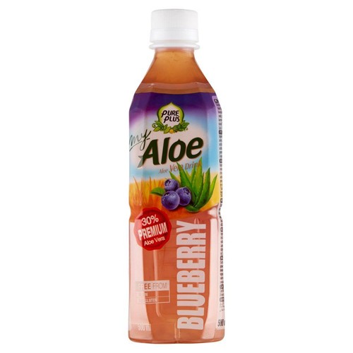 Napój z aloesu o smaku jagodowym Pure Plus 500 ml