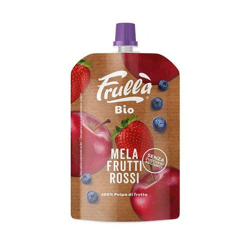 BIO Przecier jabłkowy z czerwonymi owocami Natura Nuova 100 g