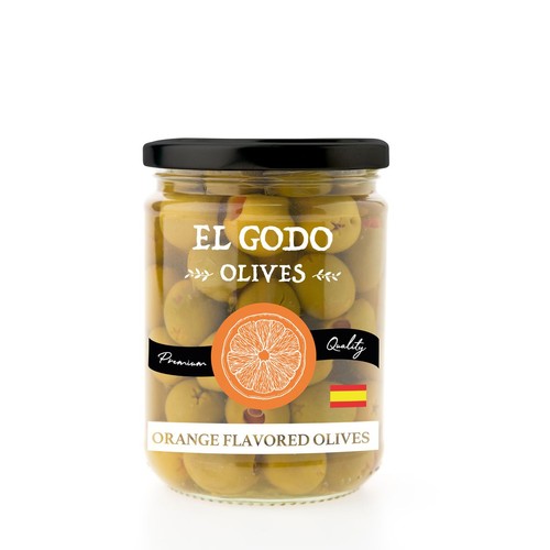 Oliwki z pomarańczą El Godo 200 g