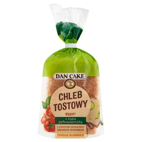 Chleb tostowy pszenny z mąką pełnoziarnistą Dan Cake 250 g