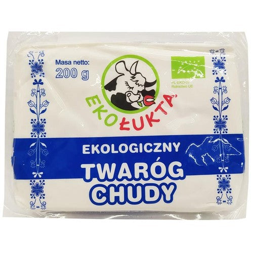BIO twaróg chudy kostka EKOŁukta 200 g