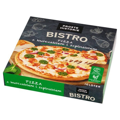 Bistro pizza z kurczakiem i szpinakiem Proste Historie 435 g