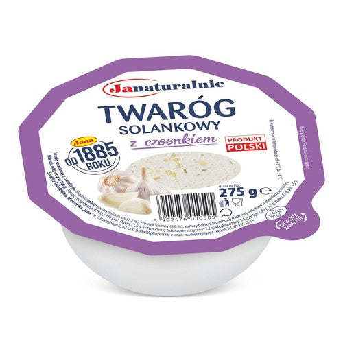 Twaróg solankowy z czosnkiem Jana 275 g