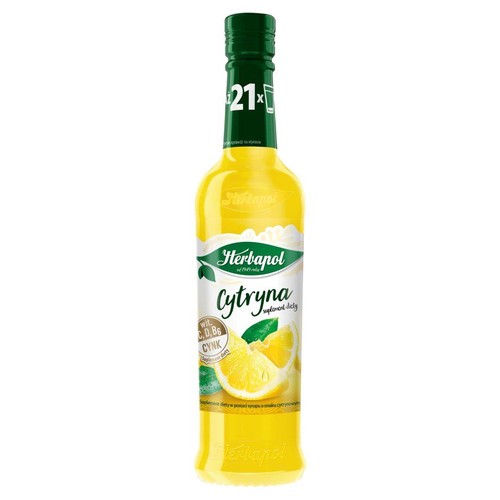 Syrop o smaku cytrynowym Herbapol 420 ml