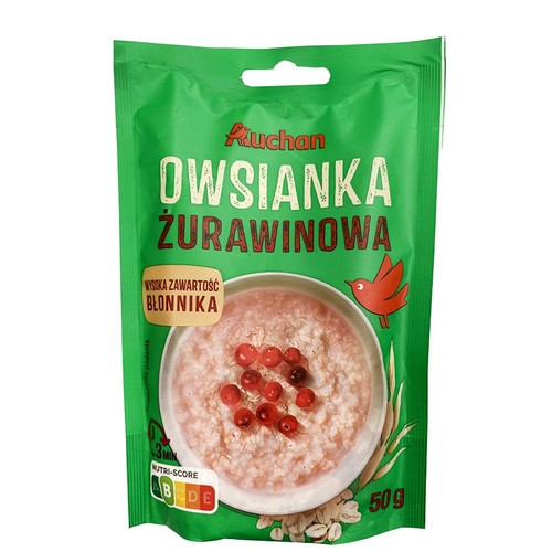 Owsianka żurawinowa Auchan 50 g