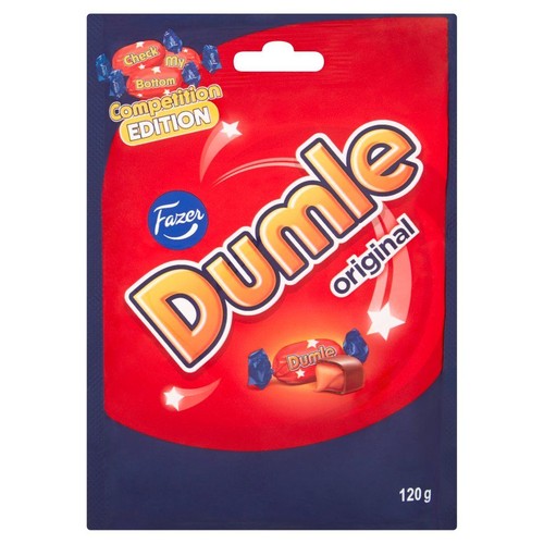 Miękkie toffi w czekoladzie mlecznej Dumle 120 g