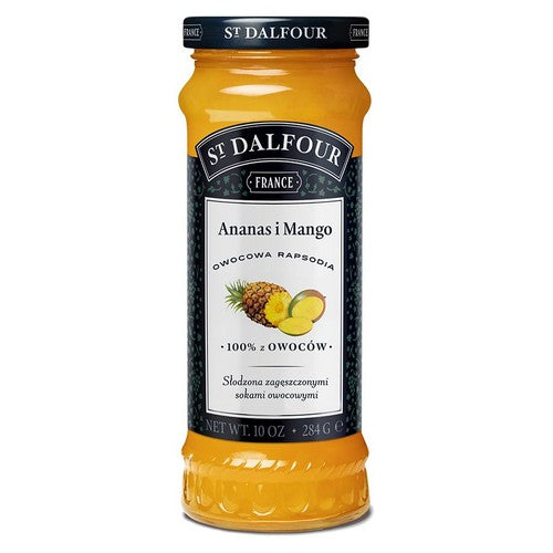 Konfitura z ananasów i mango słodzona sokiem owocowym St. Dalfour 284 g