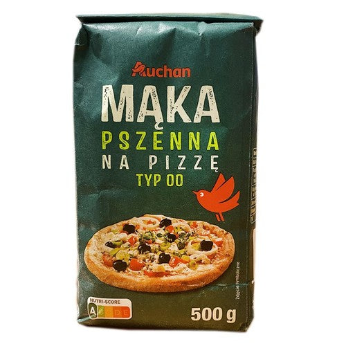 Mąka pszenna na pizzę typ 00 Auchan 500 g