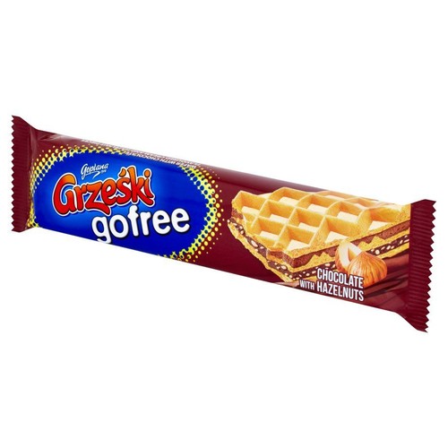 Gofree Wafel przekładany kremem czekoladowym Grześki 33 g