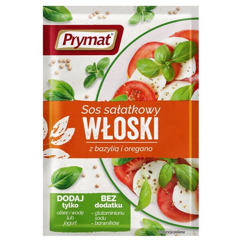 Sos sałatkowy typu włoskiego z bazylią i oregano Prymat 9 g