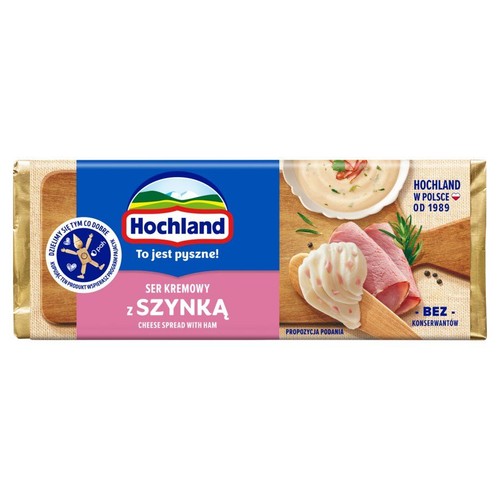 Ser kremowy topiony z szynka Hochland 90 g