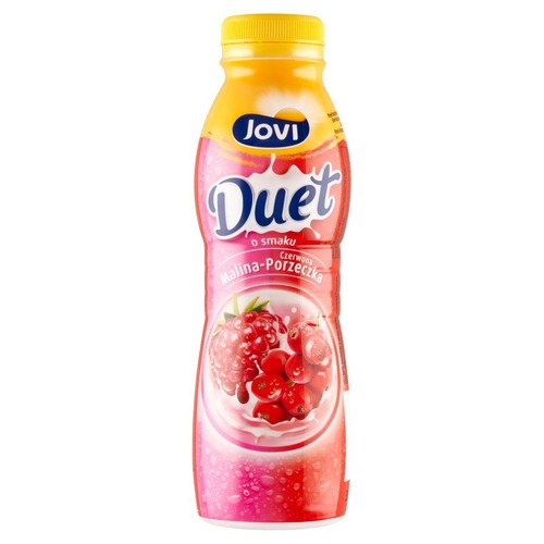 Duet o smaku malina-czerwona porzeczka. Jovi 350 g