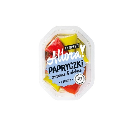 Papryczki czerwone i zielone z serkiem Allora 150 g