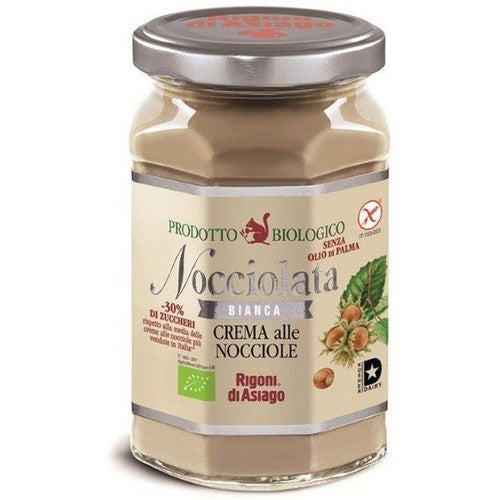 BIO krem z orzechów laskowych bez dodatku kakao Nocciolata 270 g