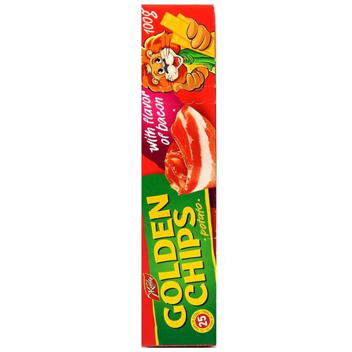Chipsy ziemniaczane o smaku bekonu Golden Chips 100 g