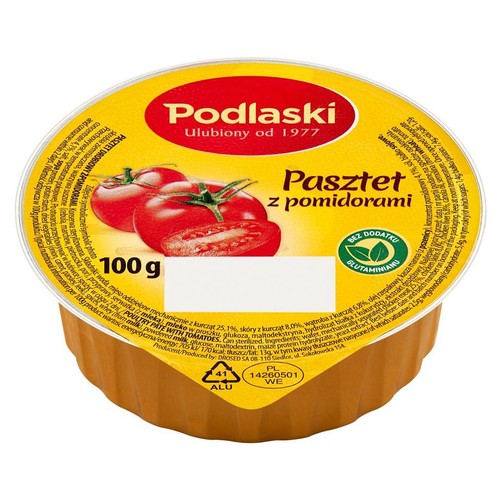Podlaski pasztet drobiowy z pomidorami. Drosed 100 g