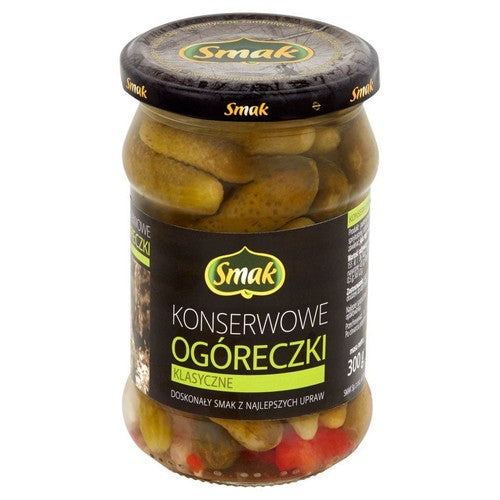 Konserwowe ogóreczki klasyczne Smak 300 g