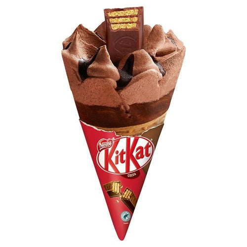 Rożek kakaowy z paluszkiem waflowym w mlecznej czekoladzie KitKat 110 ml