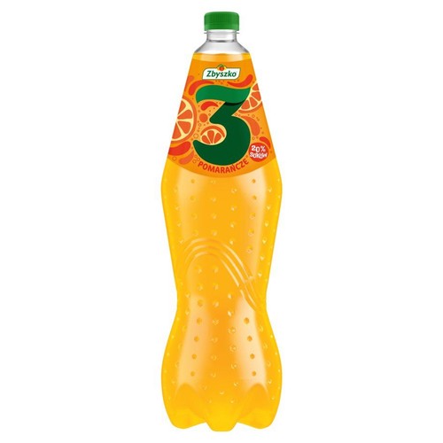 3-pomarańcze napój gazowany Zbyszko 1,75 l