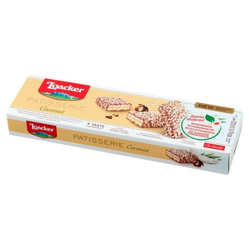 Patisserie ciastka waflowe z kremem kokosowym Loacker 100 g