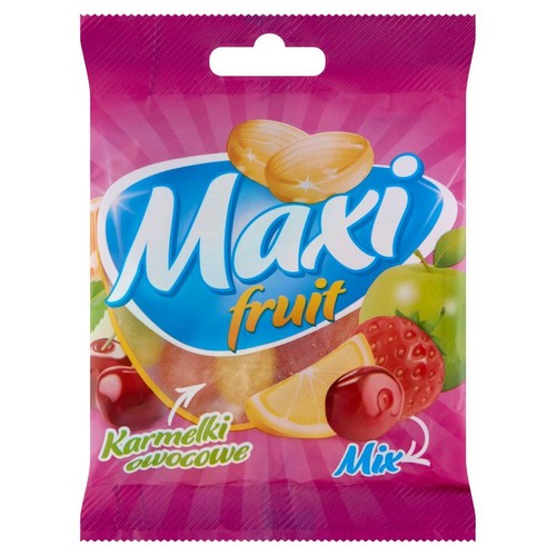 Karmelki twarde o smaku owocowym Karwit 80 g