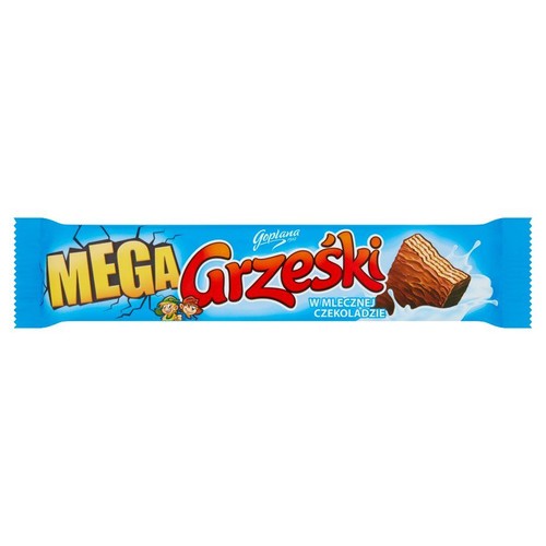 Wafel przekładany kremem w czekoladzie mlecznej Grześki 48 g