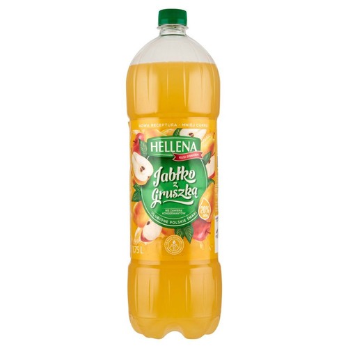 Napój owocowy niegazowany o smaku jabłkowo-gruszkowym Hellena 1.75 l
