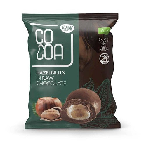 BIO Orzechy laskowe w surowej czekoladzie Cocoa 70 g