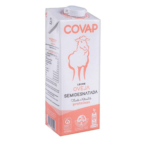 Mleko UHT owcze częściowo odtłuszczone 1.7 % tłuszczu COVAP 1 kg