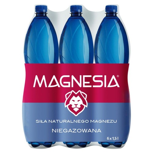 Woda mineralna niegazowana Magnesia 6 x 1,5 l