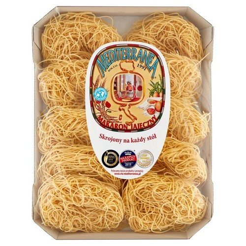 Makaron nitki z dodatkiem jaj Mediterranea 500 g